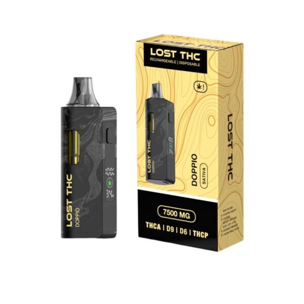 Lost THC – 7.5G THC-A: D9: D6: THC-P Disposable – 5ct Box